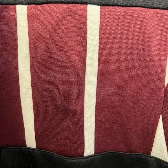 NIKE Therma-FIT Black White Maroon Fleece Logo Classic Hoodie Men's Size 3XL - Picture 2 of 4